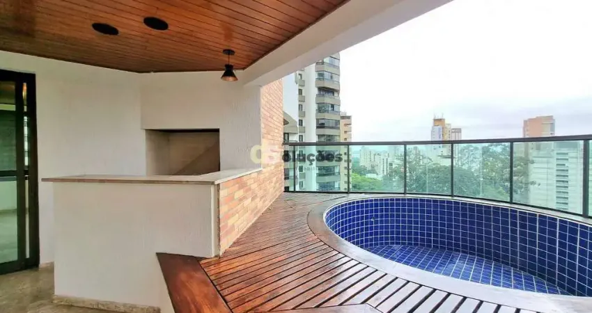 Cobertura penthouse à venda com 4 suítes e 236m² na josé galante, vila andrade, são paulo, sp