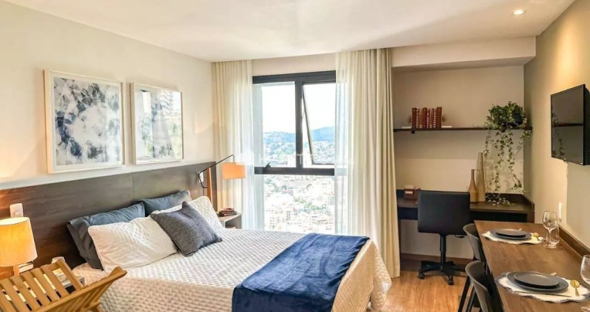 Studio com 1 dormitório à venda, 24 m² por R$ 249.990 - Cascatinha - Juiz de Fora/MG