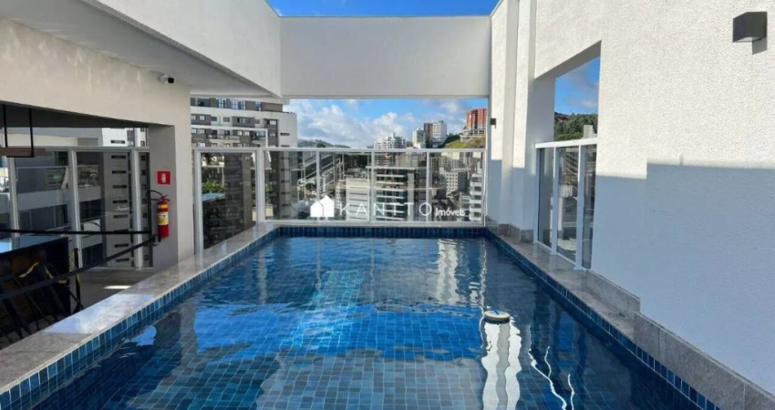 Studio com 1 dormitório à venda, 39 m² por R$ 265.000 - Centro - Juiz de Fora/MG