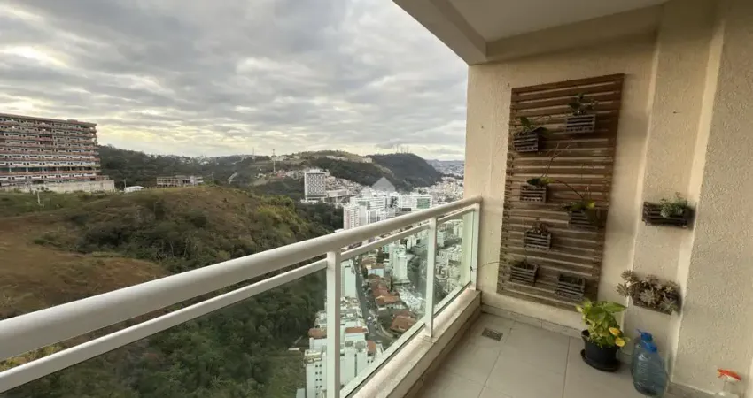 Apartamento 02 quartos suíte , varanda com área de lazer completa no CASCATINHA - Vista maravilhosa