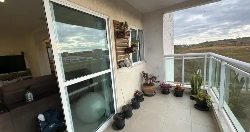 Apartamento 02 quartos suíte , varanda com área de lazer completa no cascatinha - vista maravilhosa