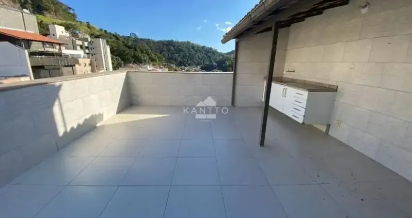 **cobertura com 3 quartos e terraço no vale do ipê, juiz de fora - mg**