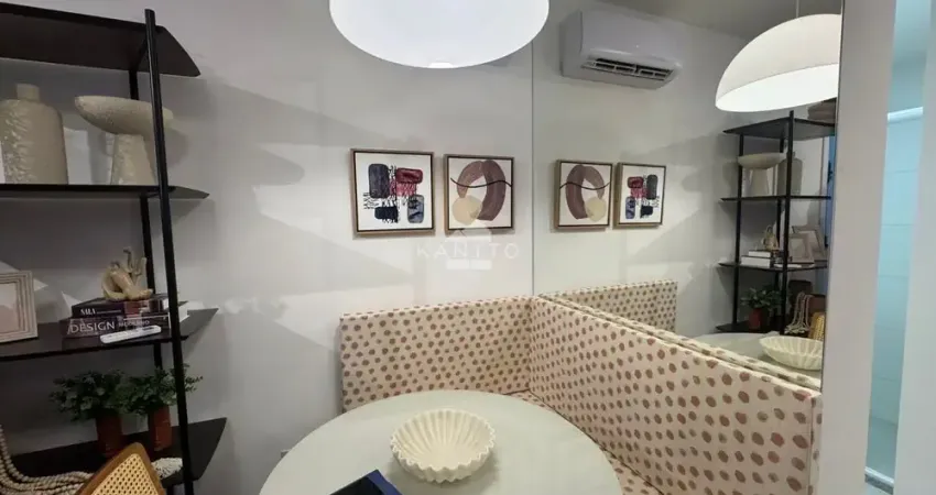 Apartamento 02 quartos suíte com área de lazer completa no granbery