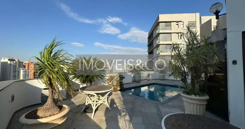 Cobertura de luxo em moema, são paulo: 3 quartos, 3 suítes, 4 salas, 7 vagas e 472m² de área