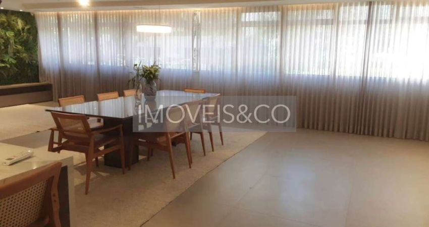Apartamento de Luxo Mobiliado com 4 Quartos e 2 Suítes no Jardim Europa, São Paulo-SP - 267m² - Venda ou Locação