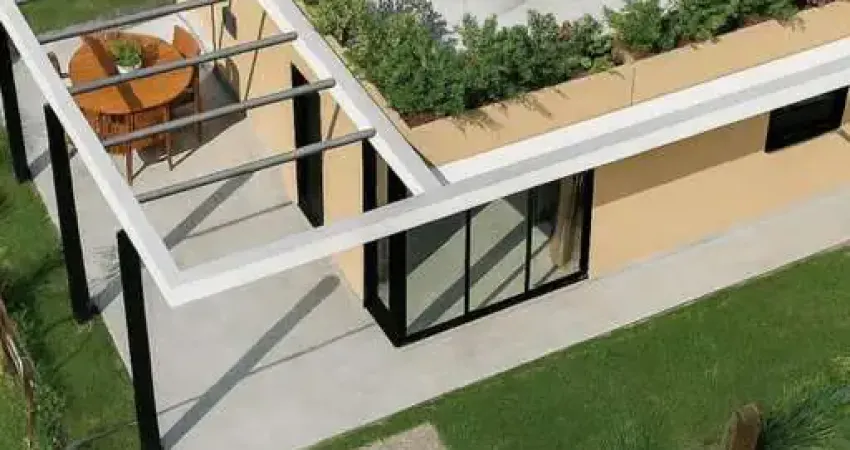 Casa 02 dorm à venda no bairro praia caravelle (lot. jardim américa) com 77 m² de área privativa - 2 vagas de garagem