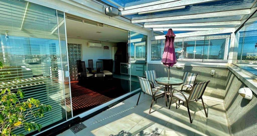 Cobertura semi mobiliada com 3 quartos sendo 1 suite e 2 vagas - Parque Bacacheri