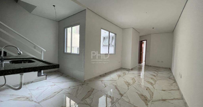 Cobertura à Venda, com 100m², 2 Quartos, 1 Suíte, Espaço Gourmet, Vila Assunção, Santo André