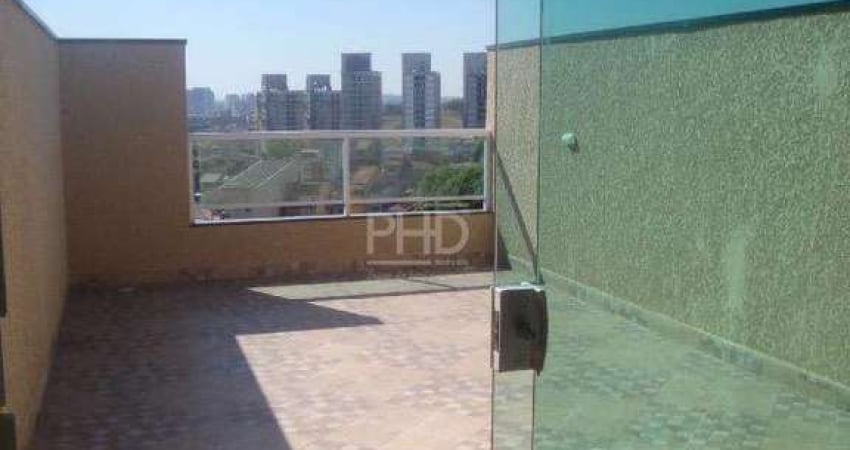 Cobertura com 2 quartos para alugar na Vila Tibiriçá, Santo André 