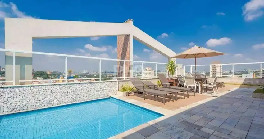 Apartamento mobiliado 1 quarto com varanda, frente, 55 m² - rudge ramos, sbc