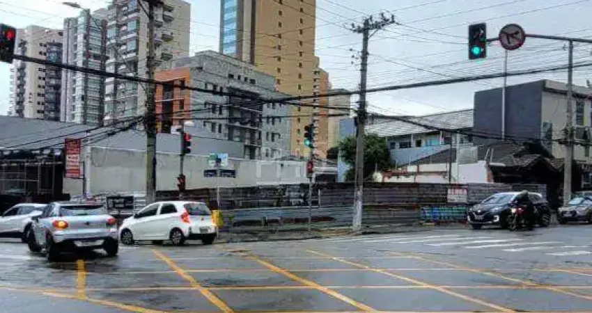 Terreno de esquina com 600 m² para locação- bairro jardim - santo andré/sp