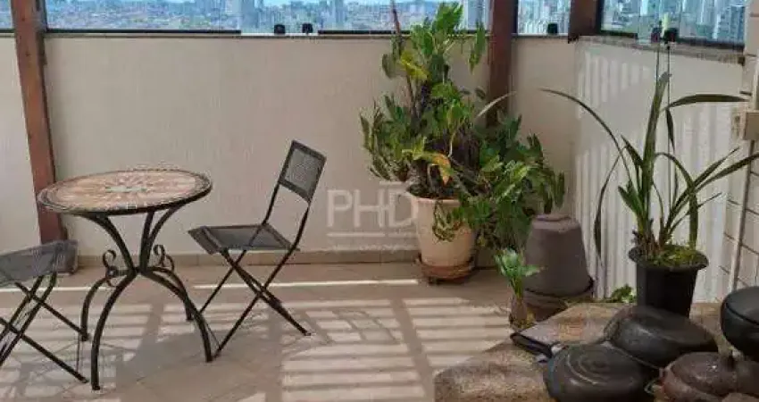 Cobertura residencial com 3 dormitórios, 3 vagas e lazer em anchieta, sbc