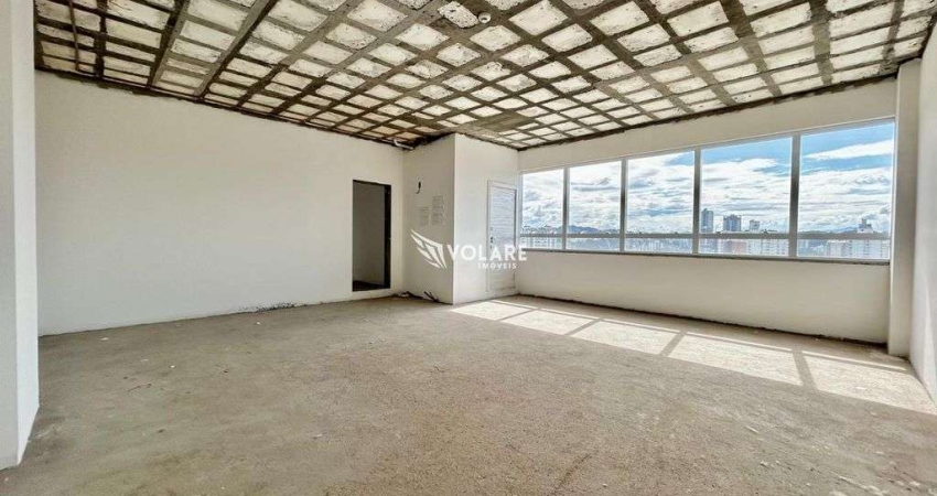 Sala Comercial para alugar com 83,32 m², no Centro - Blumenau/SC