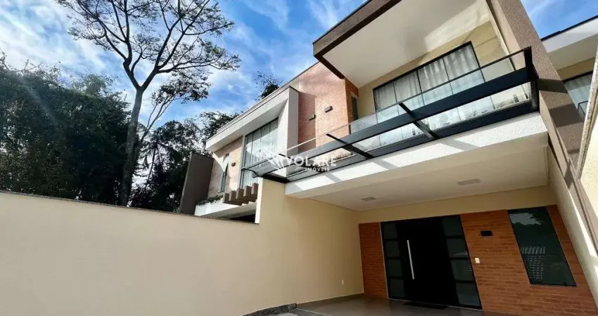 Casa NOVA 3 quartos (1 suíte) terreno para área verde. R$ 990.000,00