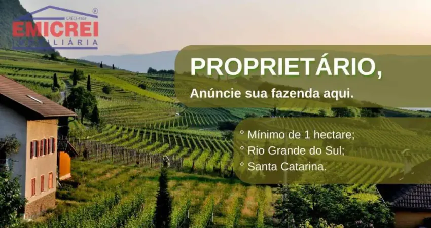 TRAGA O SEU IMÓVEL PARA VENDA NA EMICREI