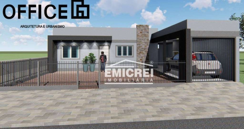 Casa com 3 dormitórios à venda, 108 m² por R$ 320.000,00 - Vila Três Marias - Esteio/RS