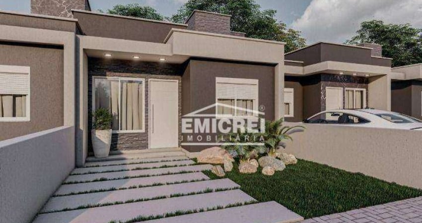 Casa com 2 dormitórios à venda, 62 m² por R$ 259.000,00 - Boa Vista - São Leopoldo/RS