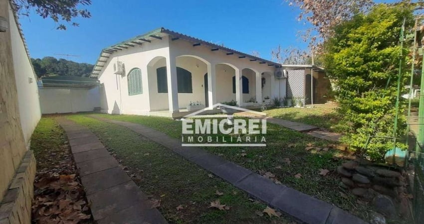 EMICREI VENDE - Casa alvenaria 140m² - 3 dormitórios (1 tipo suíte), varanda, jardim. Terreno 328m² - Bairro Rio Branco - São Leopoldo
