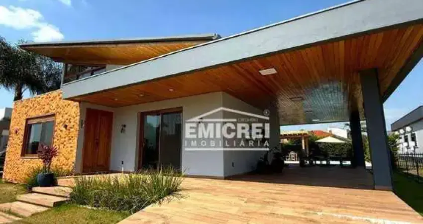 EMICREI VENDE BELÍSSIMA Casa com 4 dormitórios à venda, 330 m² por R$ 2.890.000 - Lagoa dos Esteves - Balneário Rincão/SC