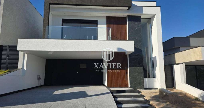 Sobrado à Venda no Condomínio Cyrela Landscape Esplanada em Sorocaba – 3 Suítes, Piscina Aquecida, Pé-Direito Duplo e Gourmet Integrado