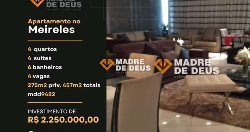 Apartamento com 4 quartos à venda na Rua Silva Jatahy, 355, Meireles, Fortaleza