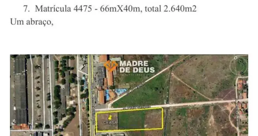 Terreno comercial à venda na Avenida Doutor Mendel Steinbruch, 1, Esplanada Novo Mondubim, Maracanaú