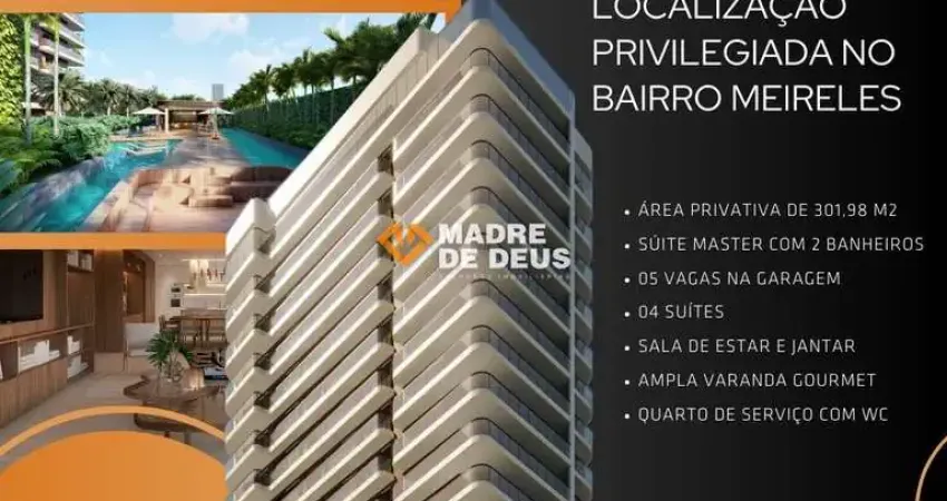 Apartamento com 4 quartos à venda na Rua República do Líbano, 479, Meireles, Fortaleza
