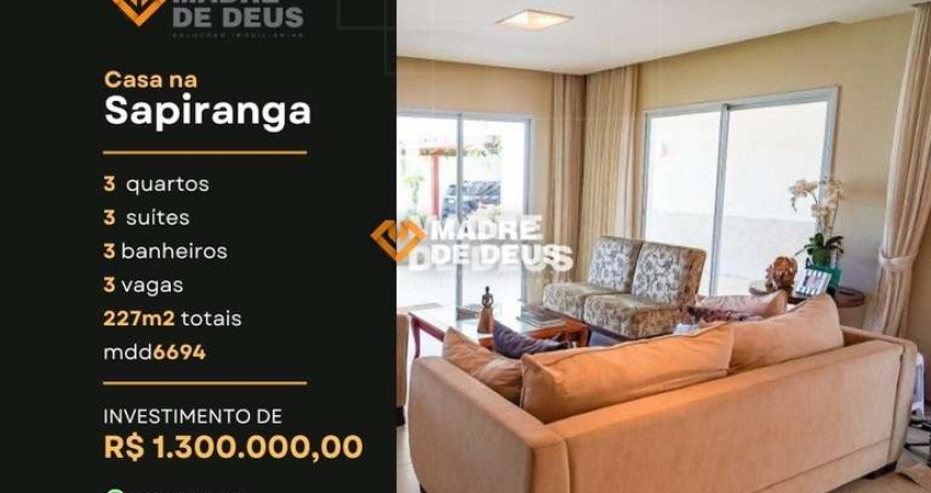 Casa em condomínio fechado com 3 quartos à venda na Rua Rafael Tobias, 2240, Sapiranga, Fortaleza