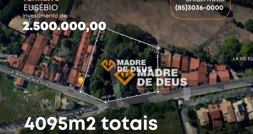 Terreno à venda na Antonio Sá e Silva, 684, Eusebio, Eusébio