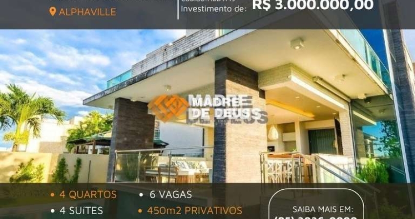 Casa em condomínio fechado com 4 quartos à venda na Rodovia Ce 040   Km22, 20, Alphaville Eusebio, Eusébio