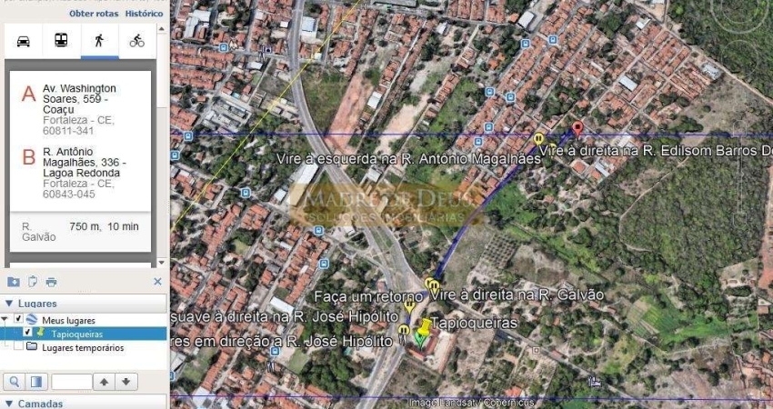 Terreno em condomínio fechado à venda na Rua Antônio Magalhães, 336, Lagoa Redonda, Fortaleza