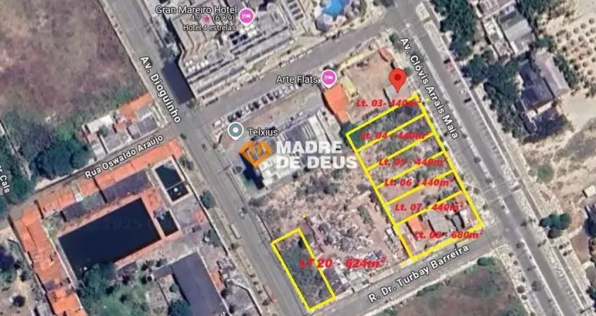 Terreno à venda na Avenida Clóvis Arrais Maia, 3880, Antônio Diogo, Fortaleza