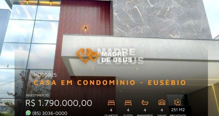 Casa em condomínio fechado com 4 quartos à venda na Morro Branco, 235, Cidade Alpha, Eusébio