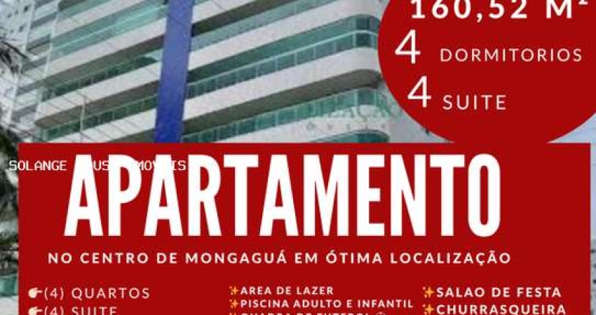 Apartamento para Venda em Mongaguá, Centro, 4 dormitórios, 4 suítes, 2 banheiros, 2 vagas