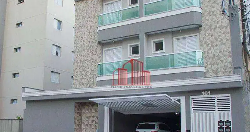 Cobertura com 2 dormitórios à venda, 122 m² por R$ 630.000,00 - Campestre - Santo André/SP