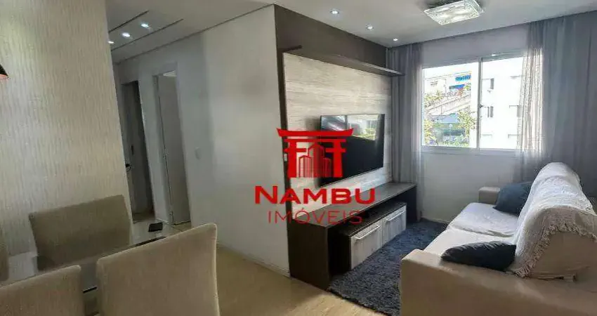 Apartamento com 2 dormitórios à venda, 47 m² por r$ 255.000 - parque são lourenço - são paulo/sp