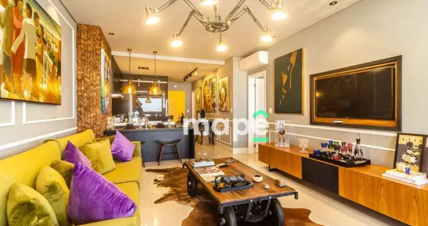 Apartamento com 1 dormitório, 106 m² - venda por R$ 2.100.000,00 ou aluguel por R$ 13.000,00/mês - Aparecida - Santos/SP