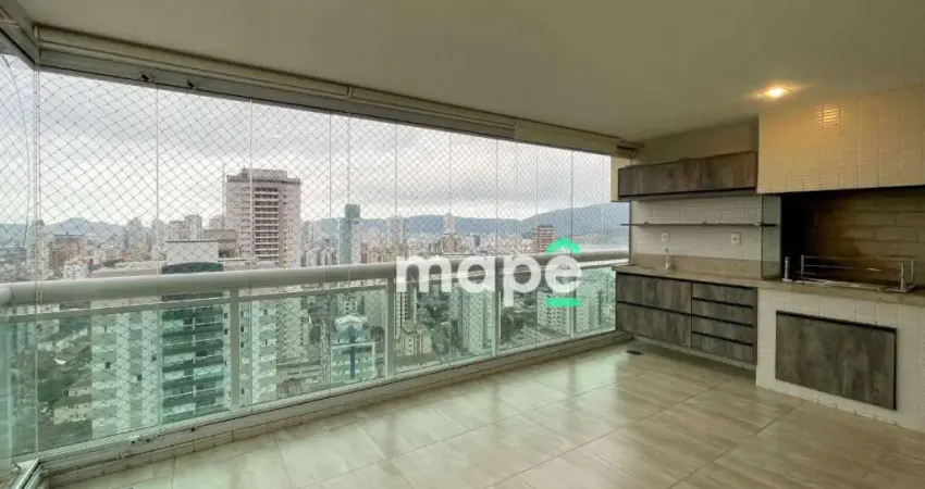 Apartamento com 3 dormitórios para alugar, 150 m² por R$ 15.000,00/mês - Aparecida - Santos/SP