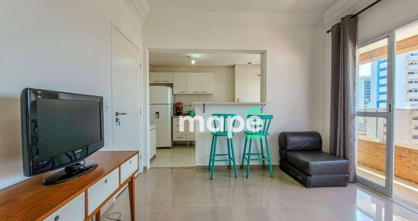 Apartamento com 1 dormitório para alugar, 56 m² por R$ 4.600,00/mês - Boqueirão - Santos/SP