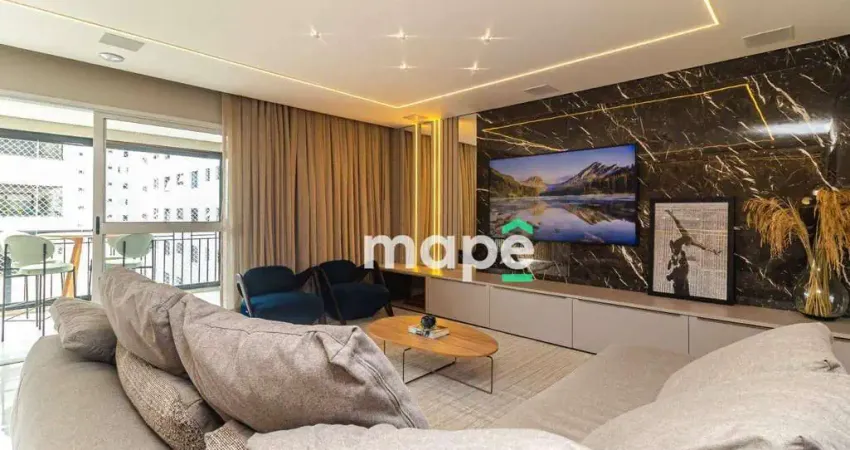 Apartamento com 4 dormitórios à venda, 234 m² por r$ 3.500.000,00 - boqueirão - santos/sp