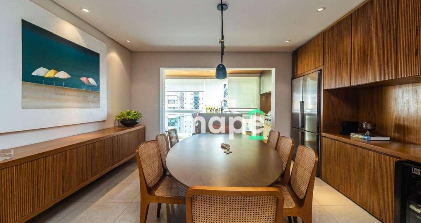 Apartamento à venda, 222 m² por R$ 3.350.000,00 - Aparecida - Santos/SP