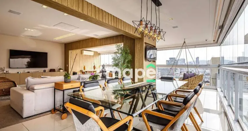 Apartamento, 210 m² - venda por r$ 3.650.000,00 ou aluguel por r$ 27.660,00/mês - gonzaga - santos/sp