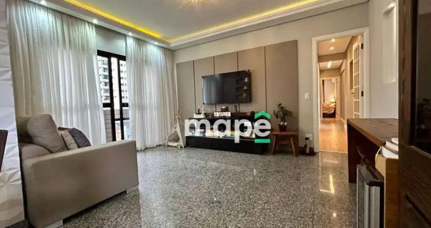 Apartamento com 3 dormitórios à venda, 134 m² por R$ 910.000,00 - Pompéia - Santos/SP