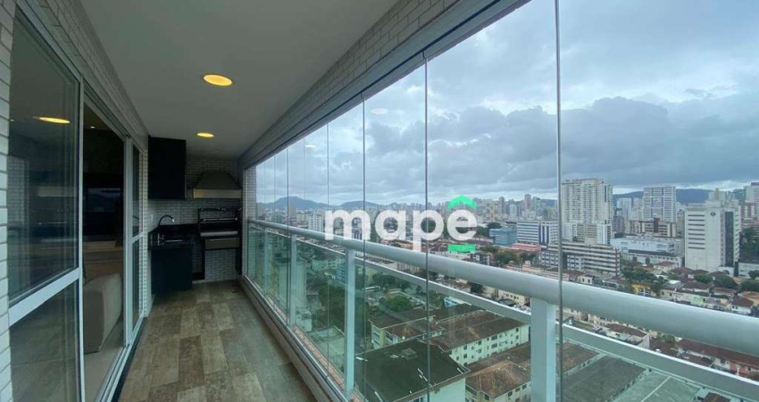 Apartamento com 2 dormitórios à venda, 96 m² por R$ 1.200.000,00 - Boqueirão - Santos/SP