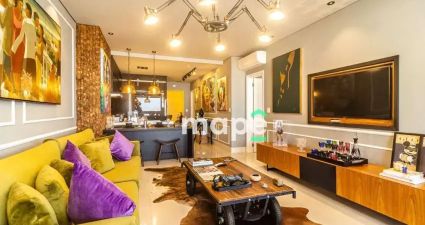 Apartamento com 1 dormitório, 106 m² - venda por R$ 2.100.000,00 ou aluguel por R$ 13.000,00/mês - Aparecida - Santos/SP