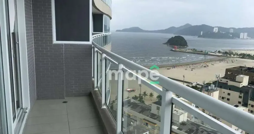 Apartamento com 1 dormitório para alugar, 50 m² por R$ 5.800,00/mês - Pompéia - Santos/SP