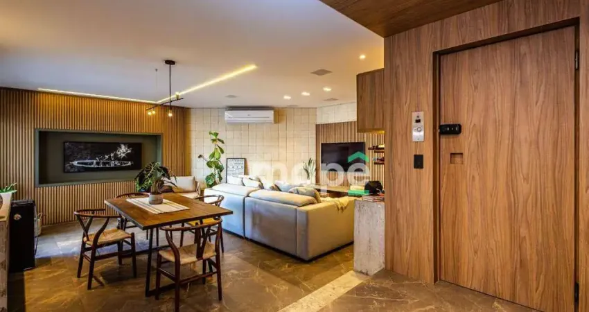 Porteira fechada, pertinho da praia. Apê com 3 dormitórios à venda, 175 m² por R$ 1.780.000 - Aparecida - Santos/SP