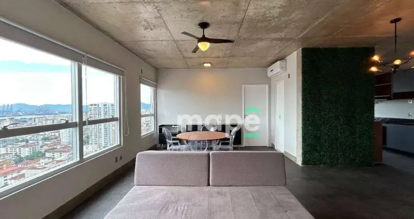 Apartamento com 1 dormitório à venda, 74 m² por R$ 950.000,00 - Embaré - Santos/SP