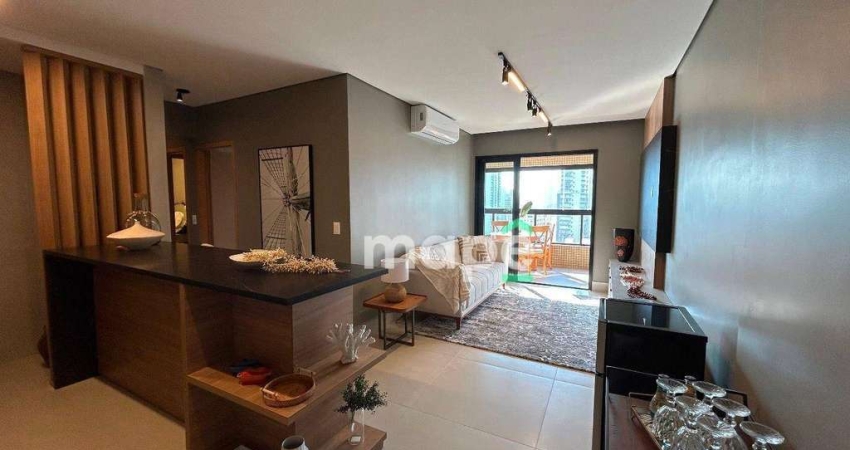 Apartamento com 2 dormitórios para alugar, 75 m² por R$ 7.500,00/mês - José Menino - Santos/SP