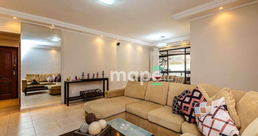 Apartamento com 3 dormitórios à venda, 150 m² por R$ 1.350.000,00 - Ponta da Praia - Santos/SP